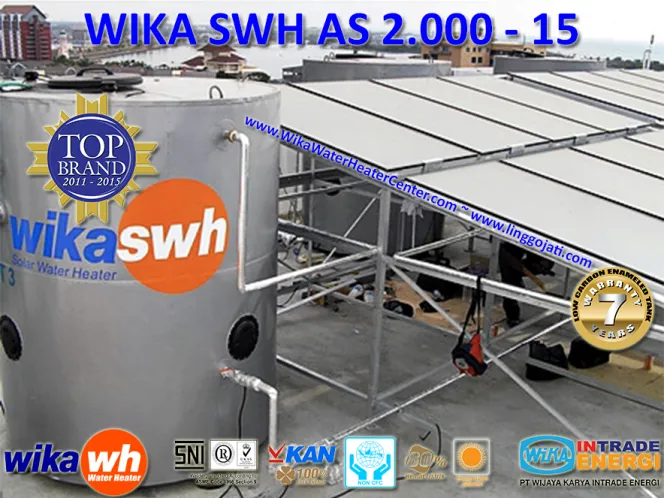 PEMANAS AIR TENAGA SURYA ~ WIKA SWH - AS 2.000 - 15 produk swh as 2 000  15